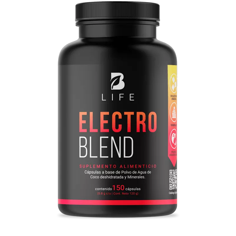 B Life: Electroly Blend | Electrolitos en Cápsula 150 Cápsulas (D)