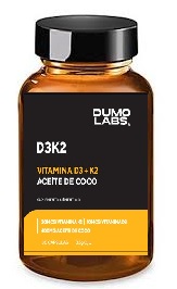 Dumo Labs: Vitamina D3+K2 30 Softgels