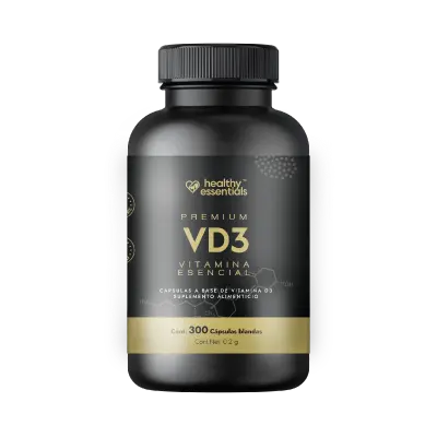 Healthy Essentials: Vitamina D3 400ui 300 Cápsulas