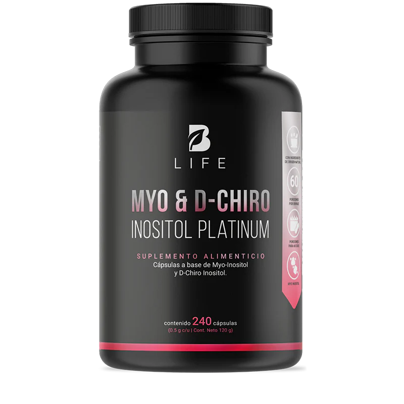 [BLNINOSITOL260AMAZON] B Life: Myo y D-Chiro Inositol Platinum Ratio 40:1 260 Cápsulas Amazon (A)