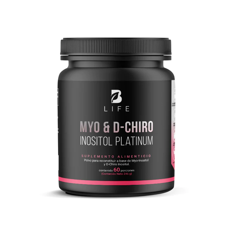 B Life: Myo y D-Chiro Inositol Platinum Ratio 40:1 Polvo (492g) (D)