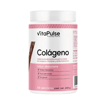 [VPCOLAGCHOC180G] VitaPulse: Colágeno Sabor Chocolate 180 g