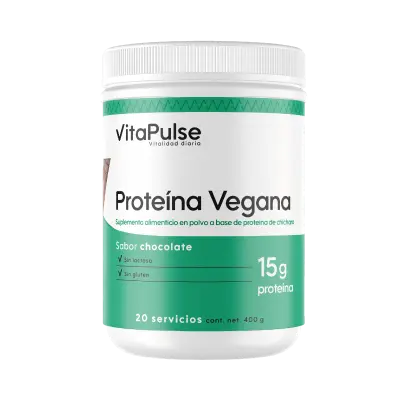 [VPVEGANCHOC300] VitaPulse: Proteína Vegana 300g (Chocolate)