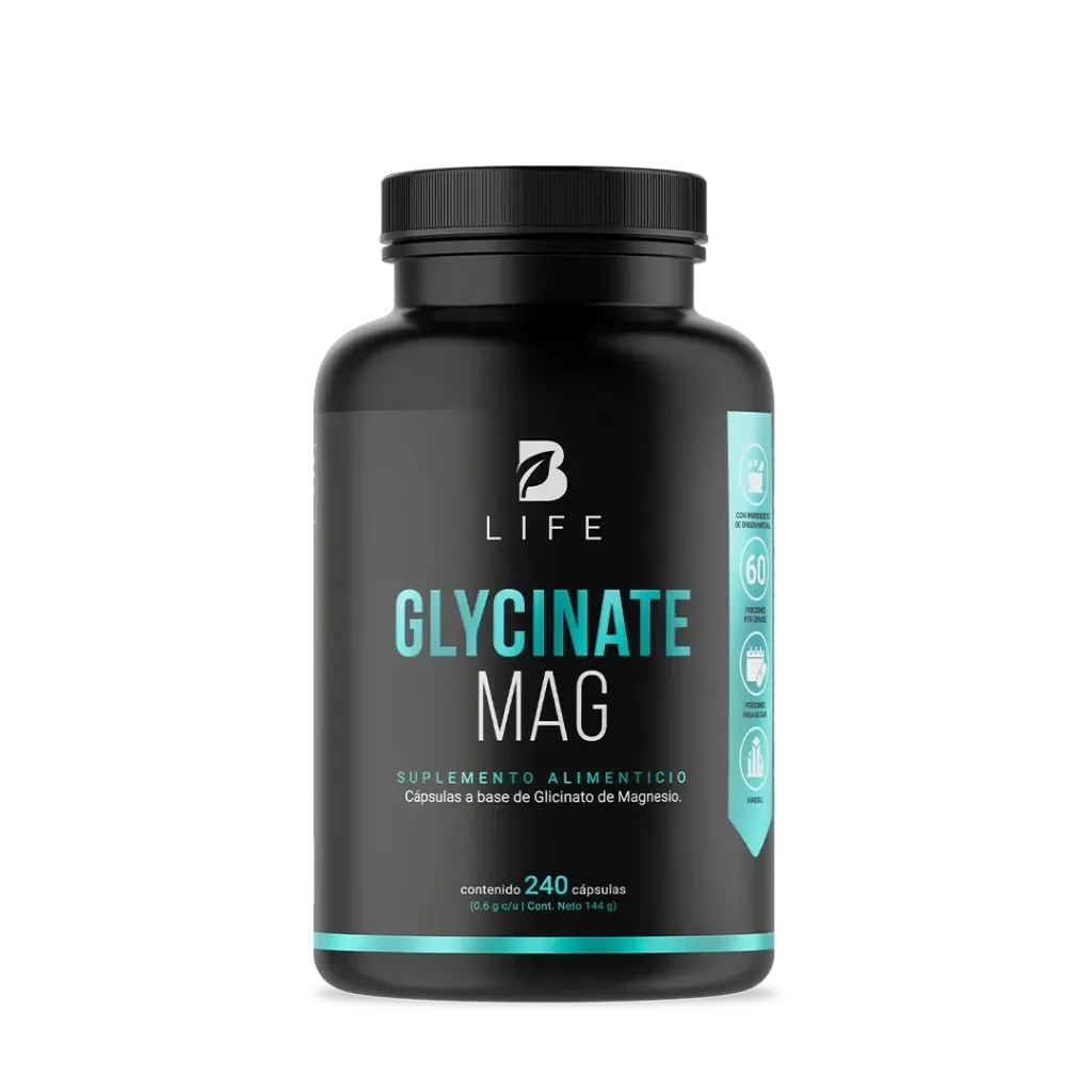 B Life: Citrate Mag | Glycinate Mag 120 Cápsulas (D)
